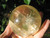 Large Natural calcite quartz stone crystal  ball Mineral art carving A8