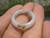 Natural Jade ring Thailand jewelry stone mineral art size 6.5  A85