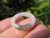 Natural Green Jade stone mineral Ring Thailand Jewelry Art Size 6.75 US