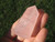 Natural Rose Quartz stone point Mineral art carving A49
