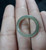 Natural  Grade A  Jadiete  Jade ring stone carving  Size 8.25 A7790