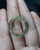Natural  Grade A  Jadiete  Jade ring stone carving  Size 8.25 A7102