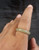 Natural  Grade A  Jadiete  Jade ring stone carving  Size 8.25 A7124
