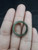 Natural  Grade A  Jadiete  Jade ring stone carving  Size  6.75   A7127