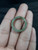 Natural  Grade A  Jadiete  Jade ring stone carving  Size 7  A7156
