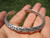 Hand Made 950 to 999 fine silver Karen hill tribe bangle bracelet Thailand A113