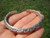 Hand Made 950 to 999 fine silver Karen hill tribe bangle bracelet Thailand A113