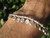 Large 950 to 999 fine silver hill tribe bead bracelet Thailand jewelry art A130