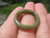 Natural Jadeite Jade ring Thailand jewelry stone mineral size 9 US  E5888
