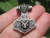 925 Silver Viking Mjolnir Mjolhner Odin Wolf Hammer of Thor Pendant 