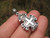 925 Silver Christian Cross Knights Templar  Crown Cross Pendant necklace A22