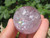 Natural Amethyst Crystal Ball stone art mineral carving A25