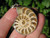 Africa Ammonite Fossil necklace pendant  thailand jewelry art A8