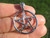 925 Sterling Silver Wicca Pentagram Pendant Necklace jewelry art A38