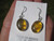 925 Silver Natural Chiapas  Amber Earrings Ear ring Taxco Mexico Jewelry Art A25