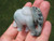 Natural Jadeite Jade Elephant Carving Statue Thailand Stone Mineral Art A15