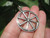 925 Silver Black Sun Wheel Sonnenrad Viking Germanic Pendant Necklace A10