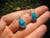 925 Silver Tibetan Turquoise earrings earring jewelry art A28