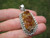 925 Silver Natural Citrine Quartz Pendant Necklace Taxco Mexico