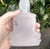 Large Natural Quartz Crystal Buddha Statue India Size 5.3" CH7343