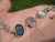 925 SilverAgate Geode Drusy Bracelet Tax co Mexico A2699