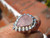 .925 Silver ring Rose Quartz ,Taxco, Mexico, Size 8 US Adjustable A5788