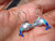 .980 Silver dolphin Earrings, Taxco, Mexico A3967