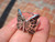 .925 Silver butterfly ring, Taxco, Mexico, Size 8.25 Adjustable A3886