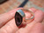 Agate Geode Druzy Stone Ring Taxco Mexico  A28655