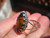 925 Silver Chiapas Amber Ring  Size 6.5 US Taxco Mexico A2664
