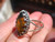 925 Silver Chiapas Amber Ring  Size 6.5 US Taxco Mexico A2664