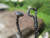Large 925 Silver Black Rutile Quartz Pendant Necklace Taxco Mexico A2116