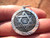 960 Silver Star of David Pendant Necklace Authentic Taxco Mexico A3722