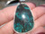 925 Silver Chrysocolla Stone mineral Pendant Necklace Taxco Mexico A4708