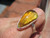 925 Silver Natural Chiapas Amber Ring Taxco Size 9 ( 8-10 ) Adjustable A688