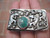 Kokopelli 925 Silver Turquoise Money Clip Authentic Taxco Mexico A39577