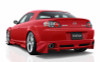 AE605-20 VeilSide 2003-2008 Mazda RX8 Ver. I Urethane Side Under Wing