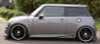 AE095-02C VeilSide 2002-2006 Mini Cooper S Vouge Euro Ver.I CF Side Skirts with Carbon Accent
