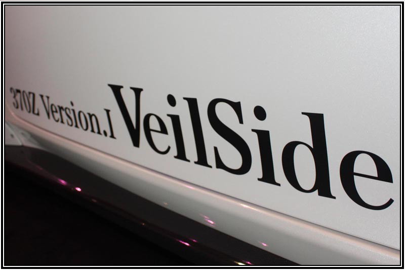 ST018-05 VeilSide 370Z Ver.1 Side Door Sticker Black
