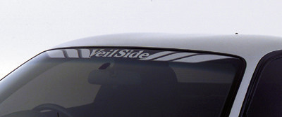 ST017-06 VeilSide Silver Front Window Sticker Windshield Authentic