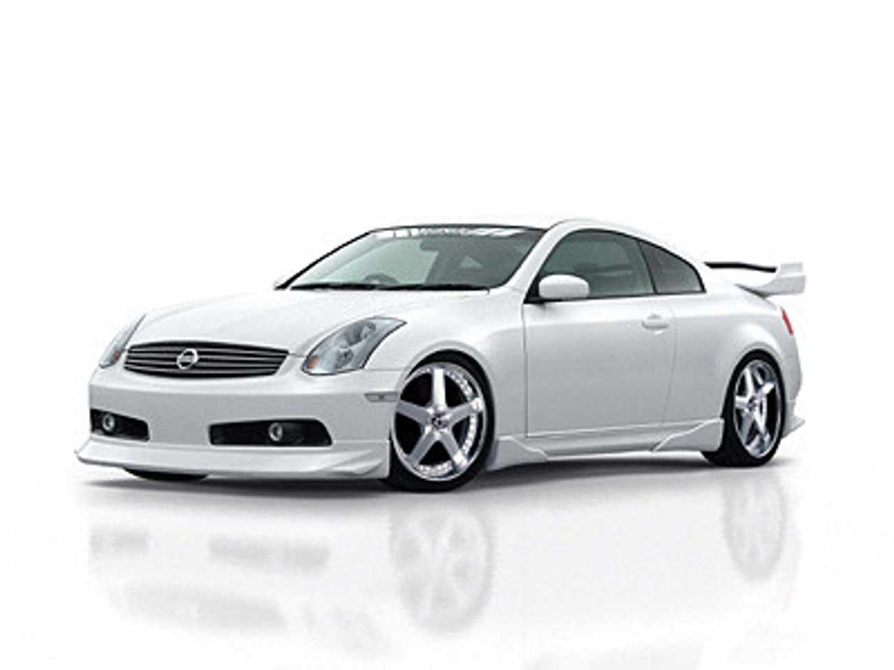 格安再入荷2003-2007 インフィニティ G35 / 日産 スカイライン クーペ CV35 Duraflex IPL スタイル リアバンパー FRP製 未塗装 エアロパーツ