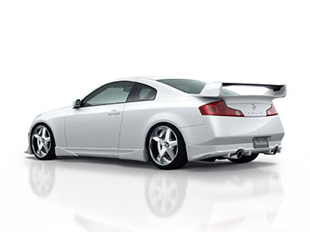 AE604-20 VeilSide 2003-2007 Infiniti G35 - Nissan Skyline V35 Coupe Ver. I  Urethane Side Under - Versus Trading Co