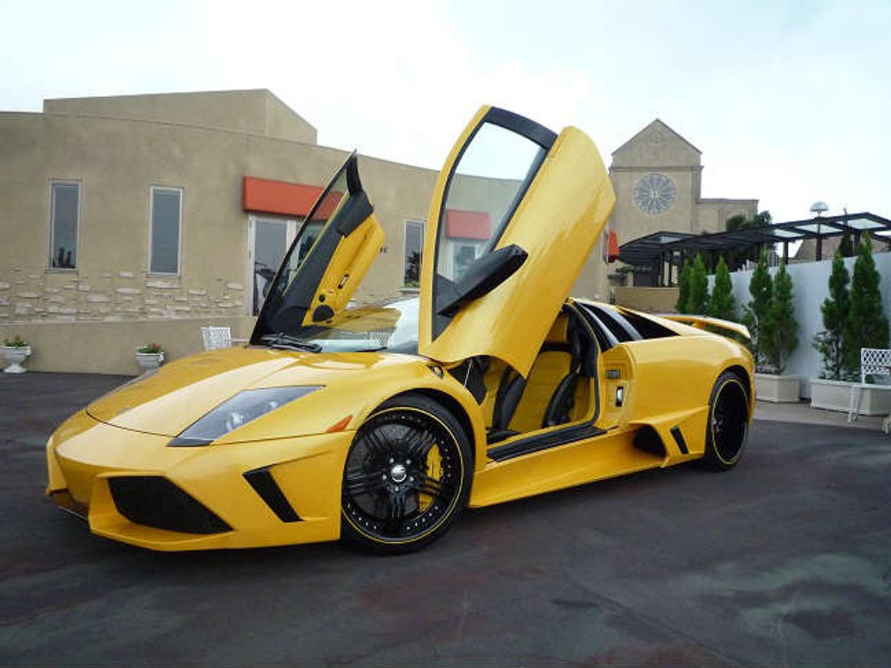 Louis Vuitton and a Lamborghini Murcielago Roadster