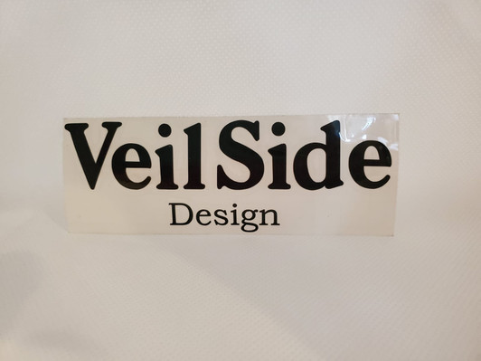ST010-05 VeilSide Design Sticker Vinyl Black Authentic Original Japan