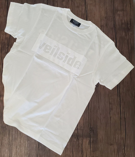 2021 VeilSide White Box Rubber Print Limited Edition White T-shirt Medium