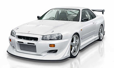 GT VeilSide Nissan Skyline GT-R 2台セット AE081 VeilSide 1999 2000 2001 2002 Nissan Skyline GTR BNR34 VS-GT