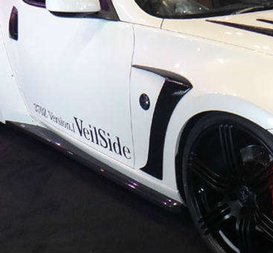 AE105-07C VeilSide 2009-2023 VeilSide 370Z Fairlady Z Z34 Carbon Front Fenders Side Garnish