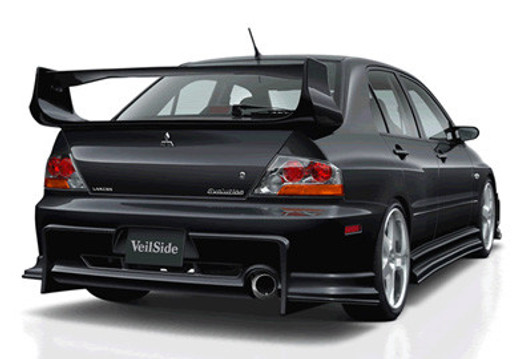 AE078-02 VeilSide 2002-2007 Mitsubishi Lancer EVO VII, VIII & IX CT9A VS-GT Side Skirts