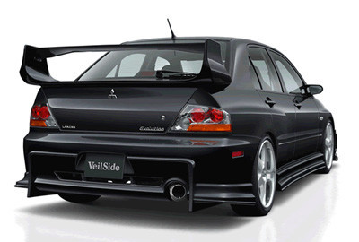 AE078-03 VeilSide 2002-2007 Mitsubishi Lancer EVO VII, VIII & IX CT9A VS-GT Rear Bumper