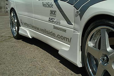 AE074-02 VeilSide 2002-2007 Mitsubishi Lancer EVO VII, VIII & IX Ver. I FRP Side Under Wing